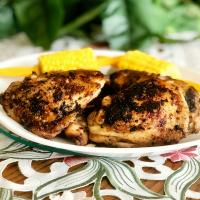 Blackened Ranch Pan-Fried Chicken Thighs image