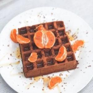 Chocolate Orange Waffles_image