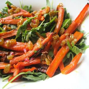 Roasted Carrot Salad with Cumin Raisin Vinaigrette Recipe - (4.7/5)_image