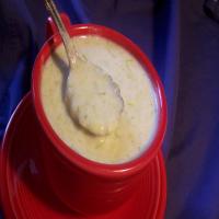 Cream of Leek Soup With Onions_image