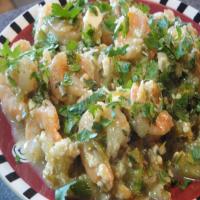 Baked Shrimp With Tomatillos_image