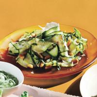Shaved Zucchini Salad with Parmesan Pine Nuts image