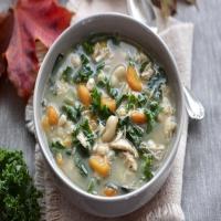 Turkey Soup with White Beans and Kale_image