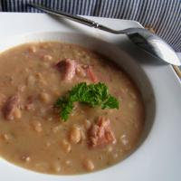 Chunky Navy Bean Soup image