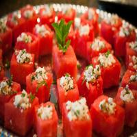 Fresh Watermelon & Mint Salad With Feta_image