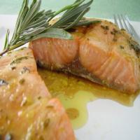Grilled or Baked Salmon With Lavender_image