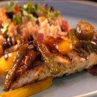 Grilled Chicken with Jalapeno Caramelized Onions image