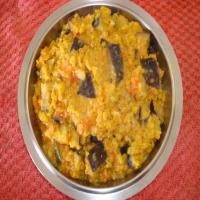 Indian Dhal With Tomato and Aubergine image
