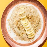 Banana & tahini porridge_image