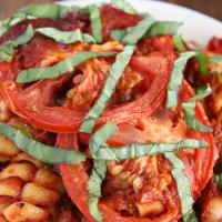 Easy Tomato Basil Pasta Bake Recipe by Tasty image