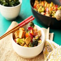 Green Tea and Tamarind-Marinated Tofu With Vegetables_image