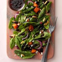 Wilted Spinach Salad with Butternut Squash_image