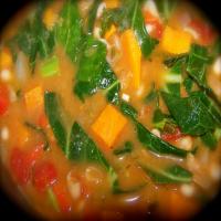 Spicy White Bean and Sweet Potato Stew With Greens image