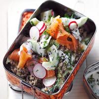 Smoked salmon, quinoa & dill lunch pot_image