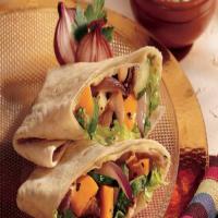 Roasted Vegetable Wraps with Garlic Aioli_image