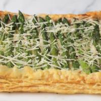 Cheesy Asparagus Tart Recipe by Tasty image