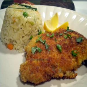 Pork Schnitzel and Vegetable Rice Pilaf Recipe - (4.5/5) image