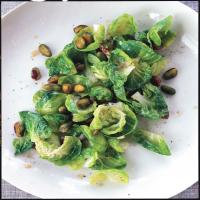 Sauteed Brussels Sprouts with Lemon and Pistachios_image