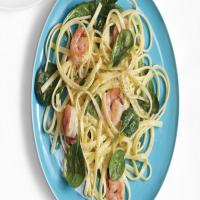 Linguine with Shrimp and Spinach image