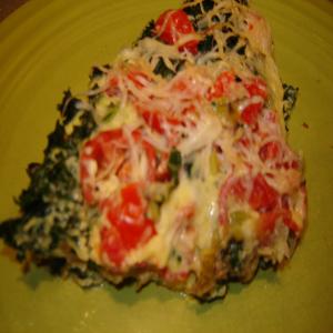 Baked Eggs & Kale Parmesan (Frittata) image