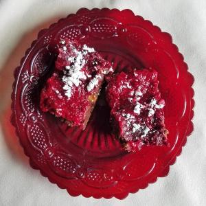 Raspberry Caramel Brownies image