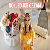 How to Make 2-Ingredient Rolled Ice Cream at Home_image
