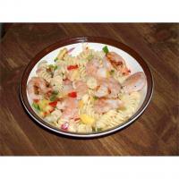 Pasta with Grilled Shrimp and Pineapple Salsa image