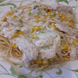 COCONUT CHICKEN and PASTA_image