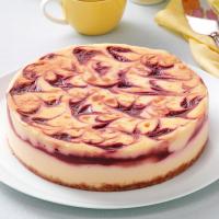 Raspberry & White Chocolate Cheesecake image