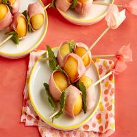 Easy Melon and 'Prosciutto' Skewers_image