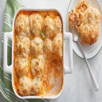 Buffalo Chicken Pot Pie with Cheddar Biscuits image