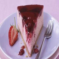 No-Bake Cheesecake with Berry Glaze image