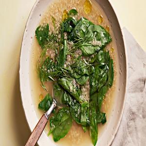 Lemony Quinoa-and-Spinach Soup_image