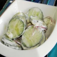 Creamy Ranch Cucumber Salad image
