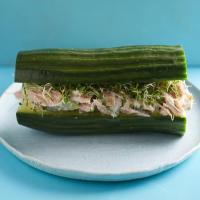 Breadless Cucumber Tuna Salad Sandwiches image