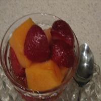 Fresh Melon and Strawberries With Marsala_image