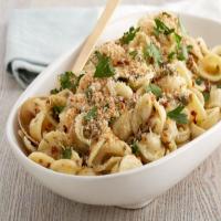 Orecchiette with Slow-Cooked Garlic, Capers, and Bread Crumbs image