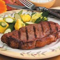 Steaks with Cucumber Sauce image