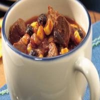 Slow-Cooker Spicy Southwest Beef and Bean Chili_image