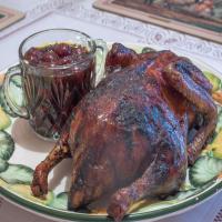 Honey-lacquered Duck With Sour Cherry Sauce image