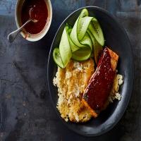 Gochugaru Salmon With Crispy Rice image