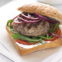 Rosemary & garlic lamb burgers image