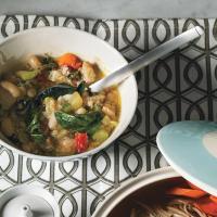 Barley Soup with Greens, Fennel, Lemon, and Dill image