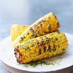 BBQ corn cobs with comté & herb butter_image