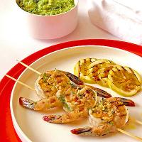 Shrimp Kabobs with Tomatillo-Avocado Salsa Recipe - (4.8/5)_image