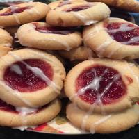 Raspberry Almond Shortbread Thumbprints Recipe - (4.5/5) image