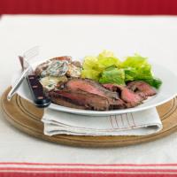 Grilled Steak with Potato Salad_image