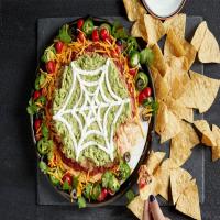 Layered Halloween Taco Dip image