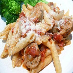 Penne With Italian Sausage, Tomato and Herbs image