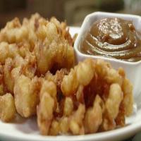 Sunny's Apple Fritters with Peanut Butter Caramel Sauce_image